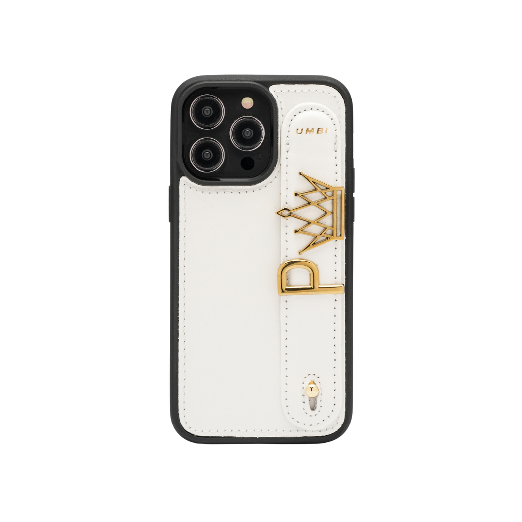 UMBI GLAM. Kişiselleştirilebilir Deri iPhone Kılıfı - PEARL