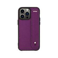 Görseli Galeri görüntüleyiciye yükleyin, YOUZ. Kişiselleştirilebilir Deri iPhone Kılıfı - Purple/Gold
